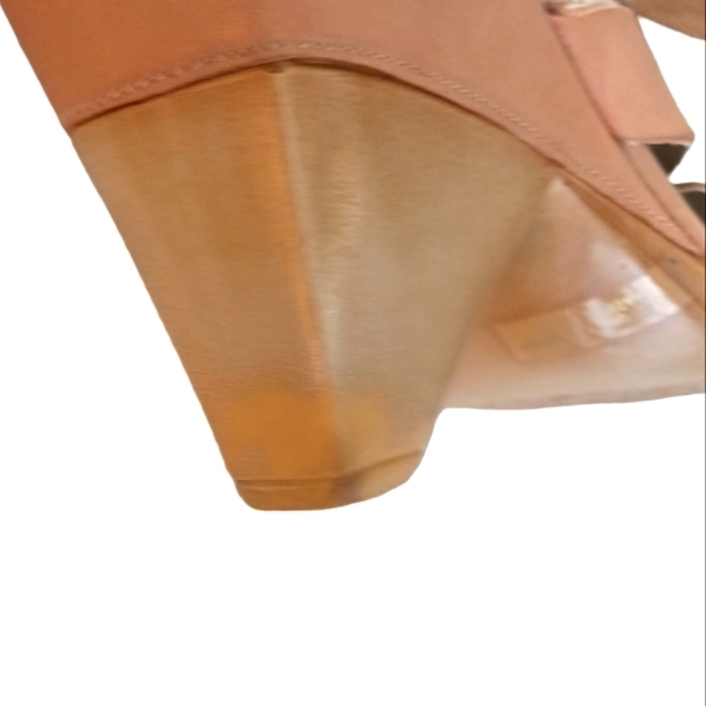 Anna Capris Italian Leather Strappy Tan Sandals size 8.5 M - Picture 11 of 12